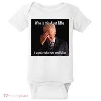 Who is Aunt Tiffa Joe Biden Funny Meme Baby Bodysuit thumb 0