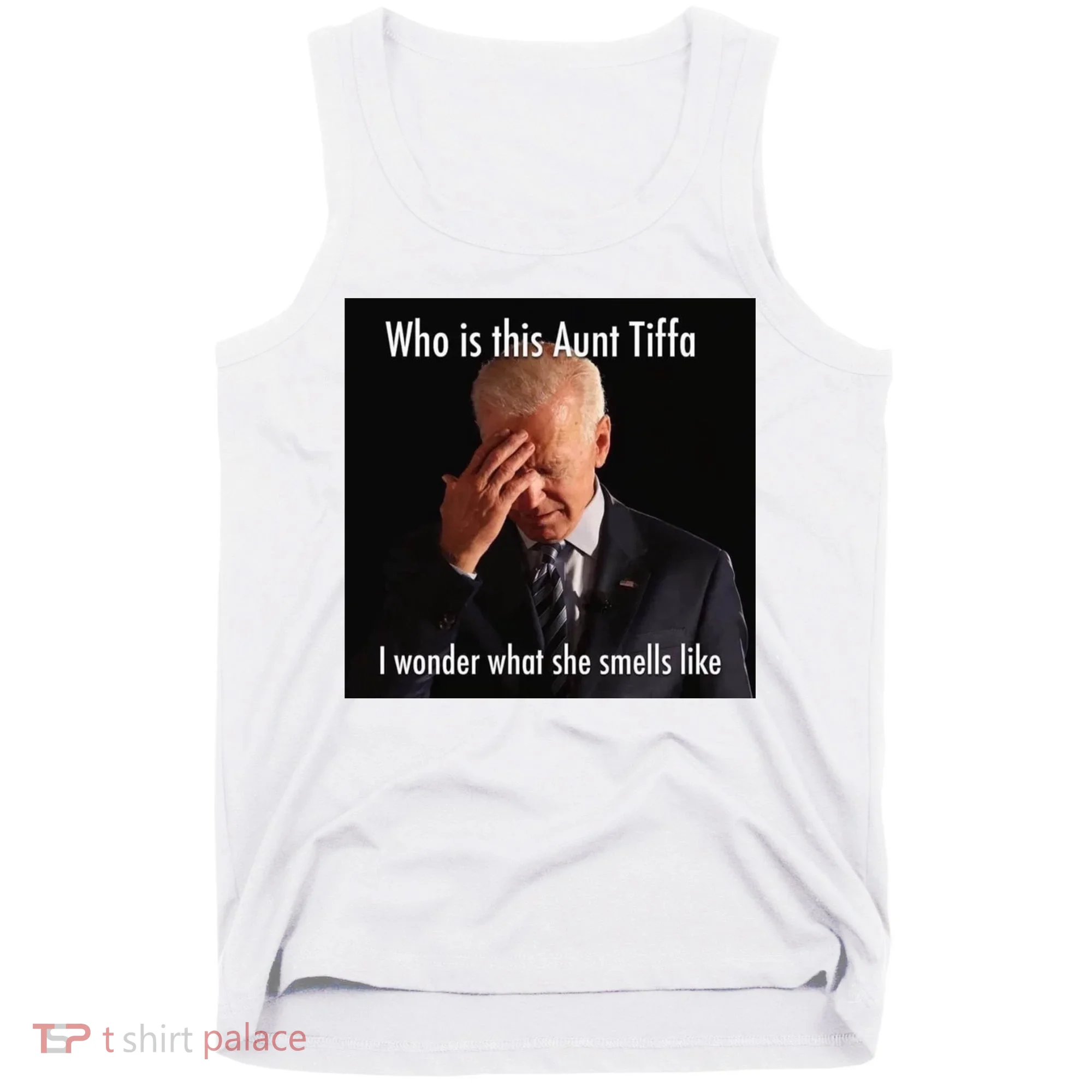 Who is Aunt Tiffa Joe Biden Funny Meme Tank Top