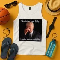 Who is Aunt Tiffa Joe Biden Funny Meme Tank Top thumb 4