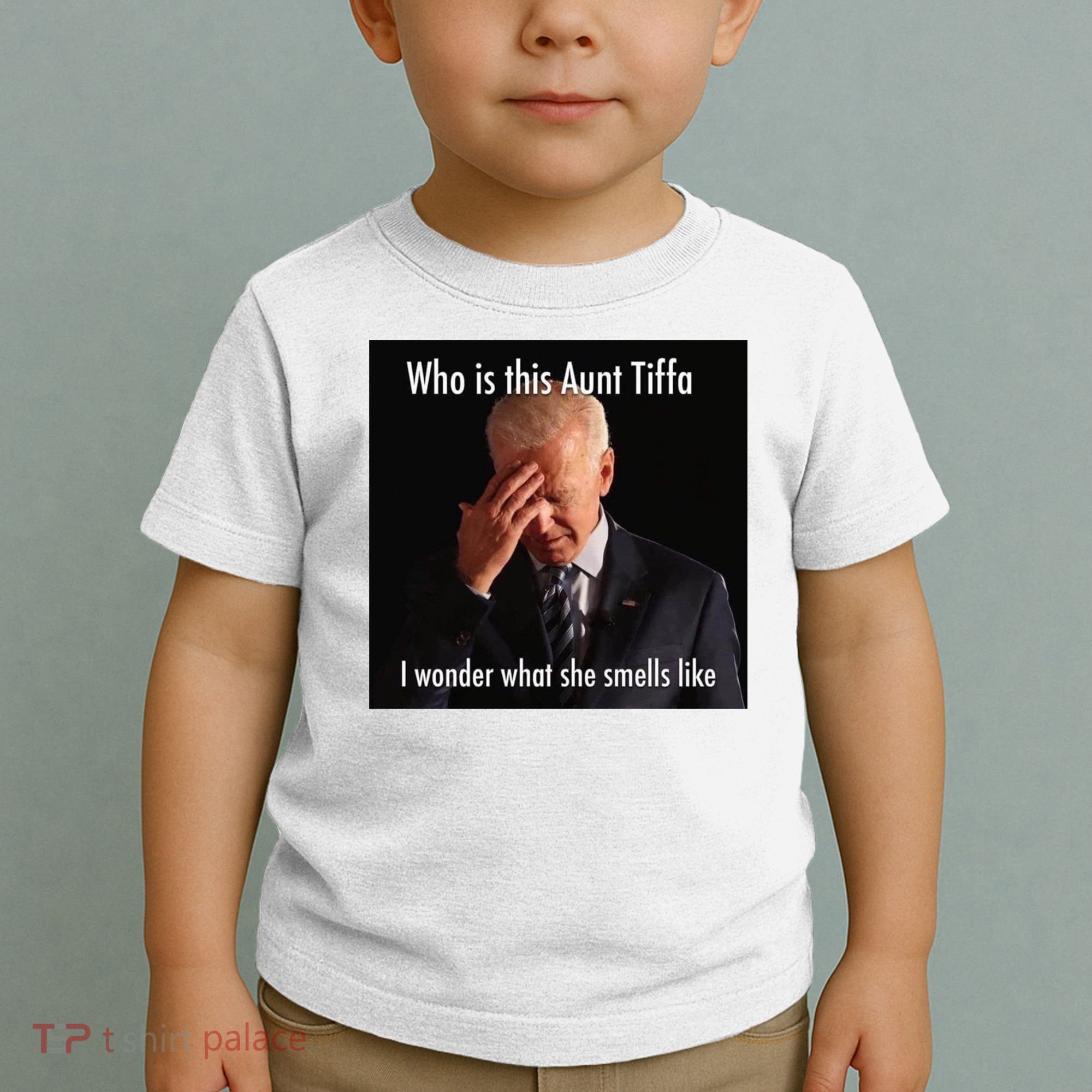 Who is Aunt Tiffa Joe Biden Funny Meme Toddler T-Shirt