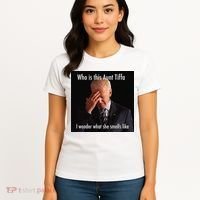 Who is Aunt Tiffa Joe Biden Funny Meme Women's T-Shirt thumb 4