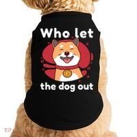 Who Let The Dog Out Dogecoin Doggie Tank thumb 0