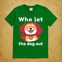 Who Let The Dog Out Dogecoin T-Shirt thumb 5