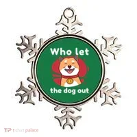 Who Let The Dog Out Dogecoin Ornament thumb 0