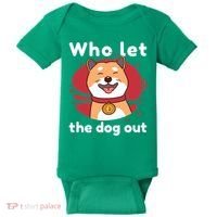Who Let The Dog Out Dogecoin Baby Bodysuit thumb 0