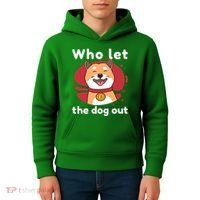 Who Let The Dog Out Dogecoin Kids Hoodie thumb 4