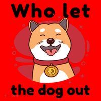Who Let The Dog Out Dogecoin Santa Hat thumb 1