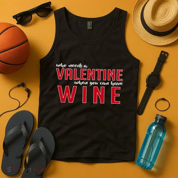 Who Needs A Valentine When You Can Have Wine Tank Top