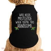 Who Needs Mistletoe When You're This Handsome Doggie Tank thumb 0