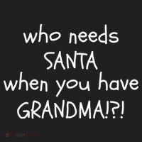 Who Needs Santa When You Have Grandma Golf Towel thumb 3