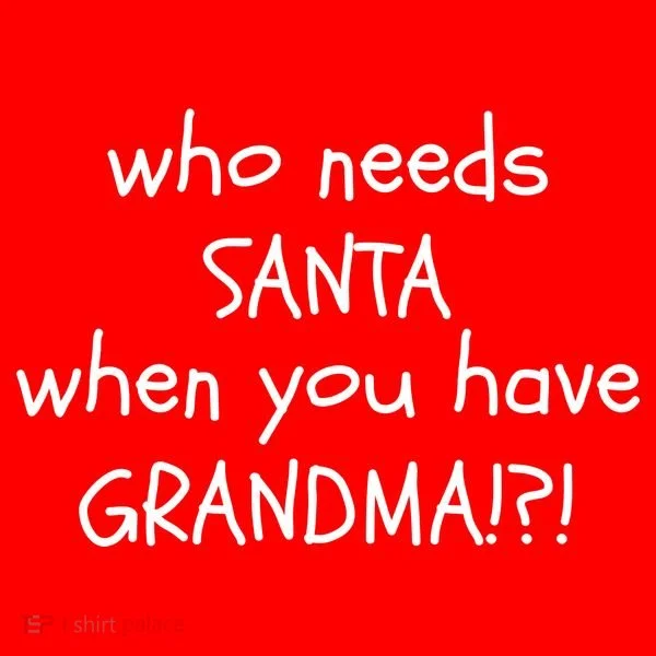 Who Needs Santa When You Have Grandma Hoodie