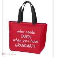 Who Needs Santa When You Have Grandma Tote Bag thumb 3