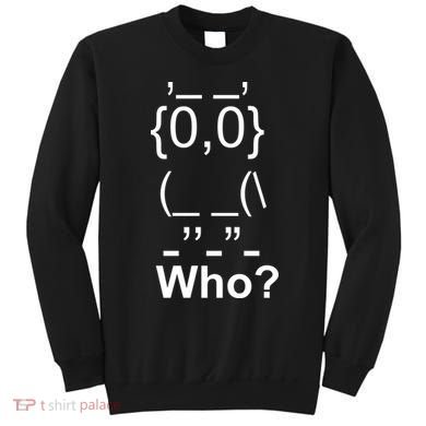Who Owl Sweatshirt