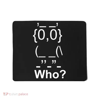 Who Owl Mousepad