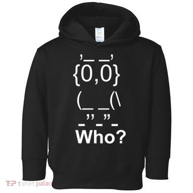 Who Owl Toddler Hoodie