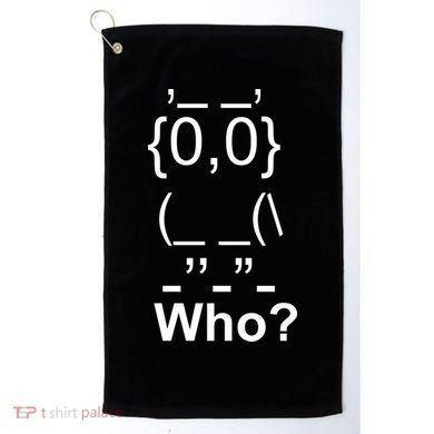 Who Owl Golf Towel