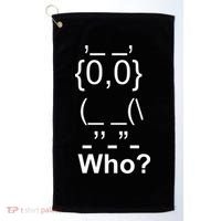 Who Owl Golf Towel thumb 0