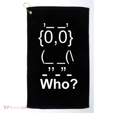 Who Owl Golf Towel