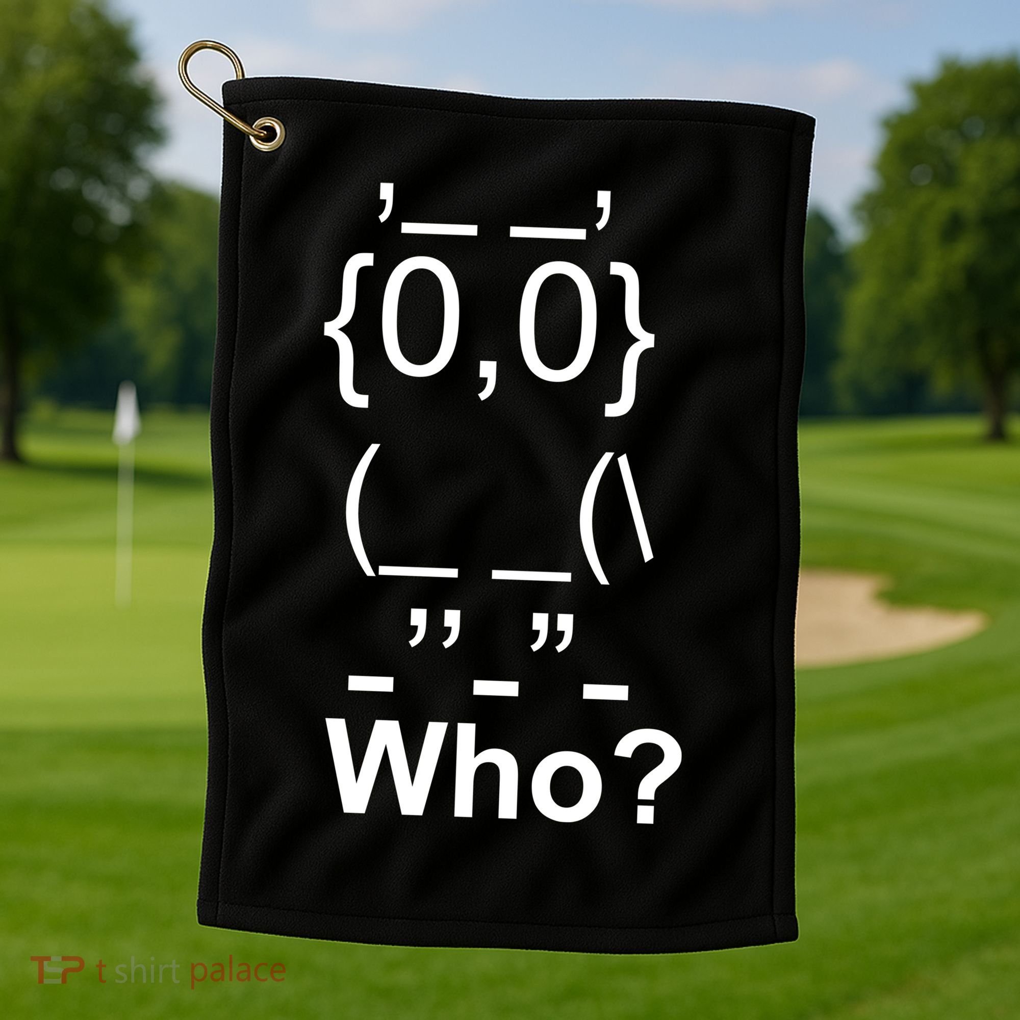 Who Owl Golf Towel