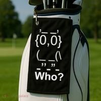 Who Owl Golf Towel thumb 2