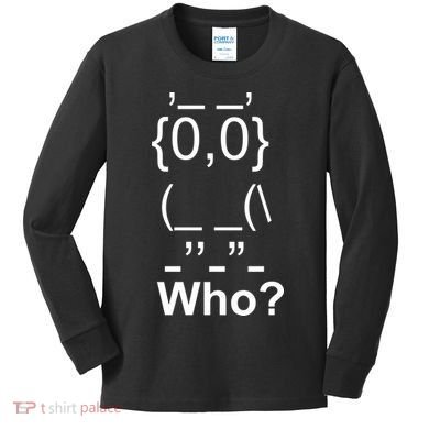 Who Owl Kids Long Sleeve Shirt