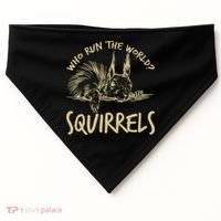  Who Run The World Squirrels USA-Made Doggie Bandana thumb 0