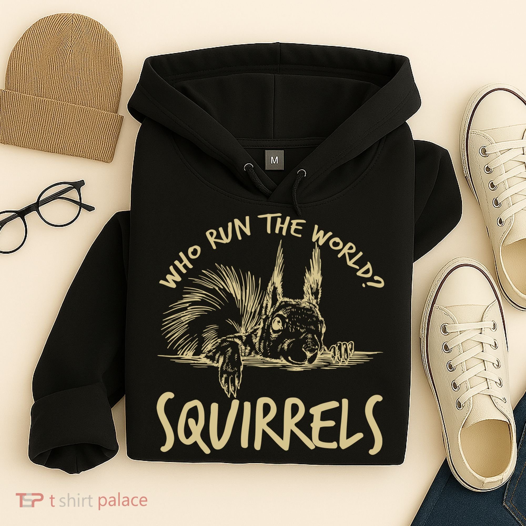 Who Run The World Squirrels Hoodie