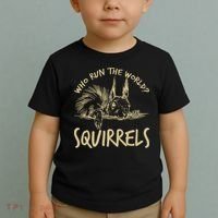  Who Run The World Squirrels Toddler T-Shirt thumb 2