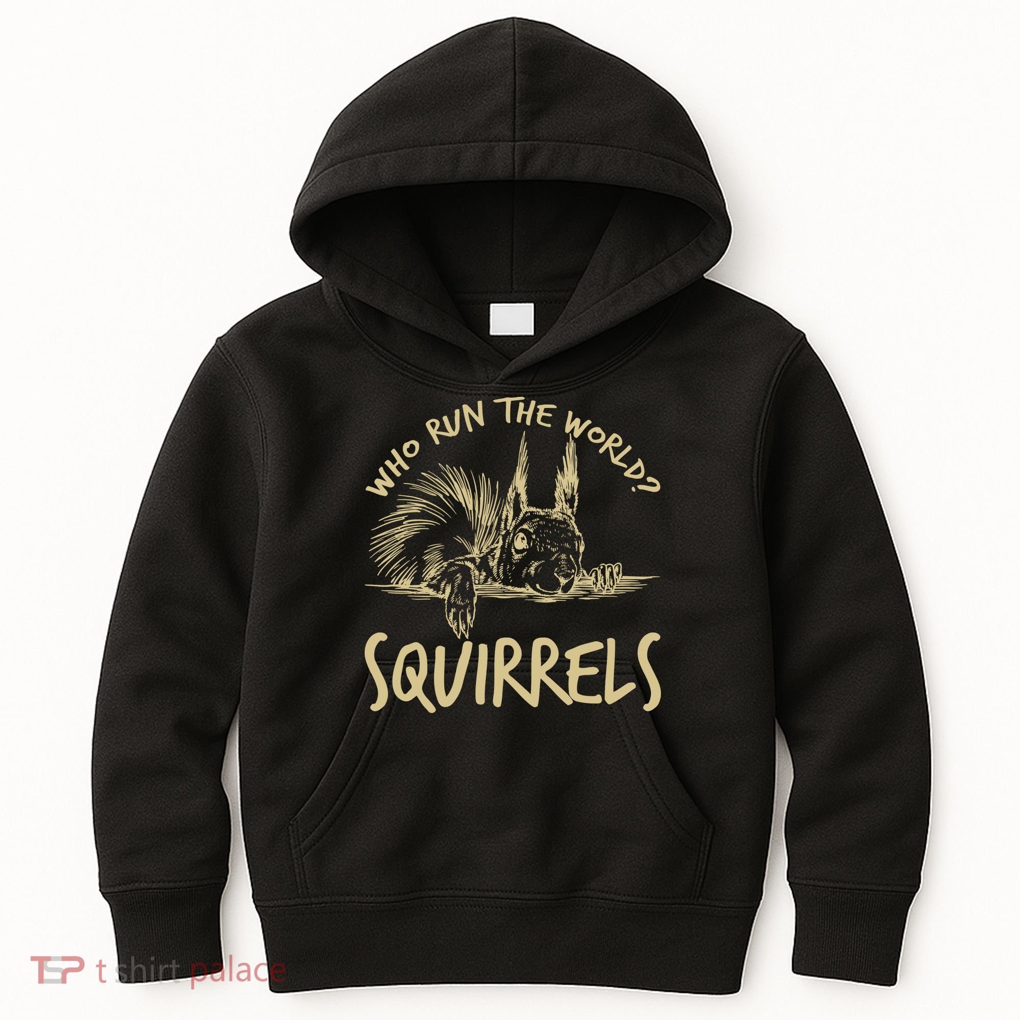  Who Run The World Squirrels Kids Hoodie