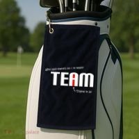 Who Said There's No I I Team Golf Towel thumb 2