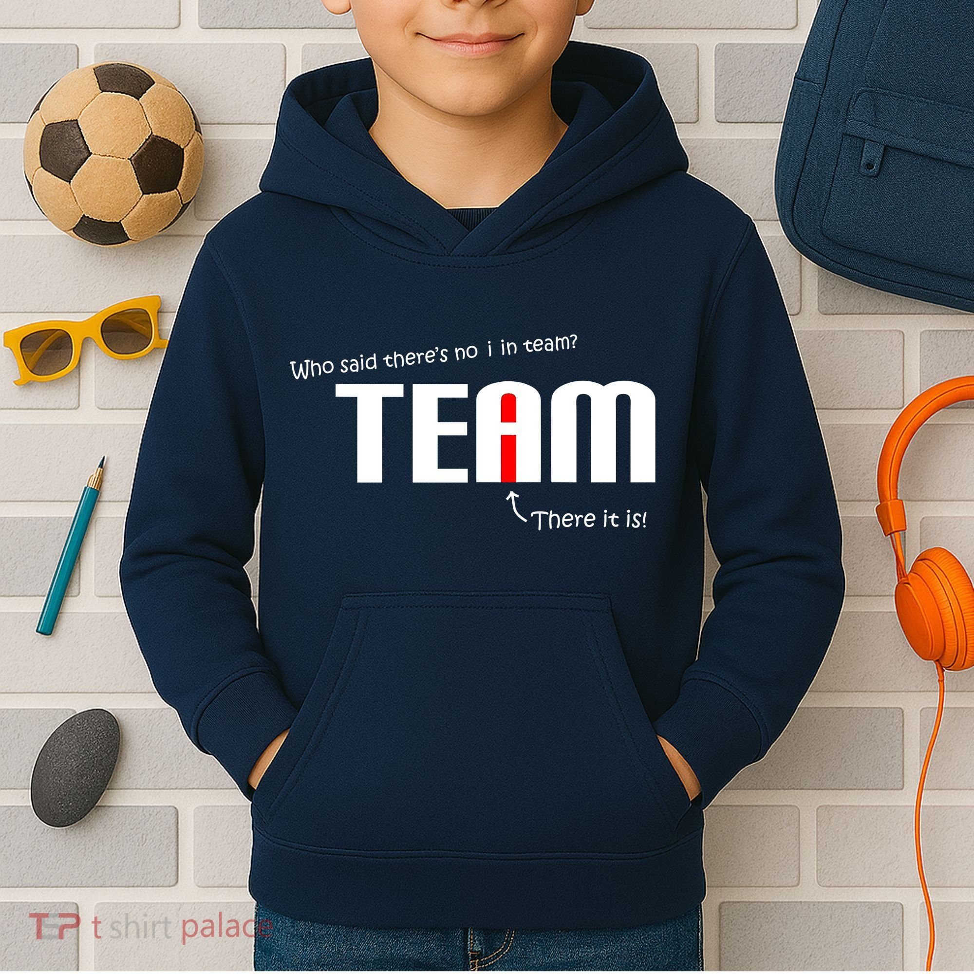 Who Said There's No I I Team Kids Hoodie