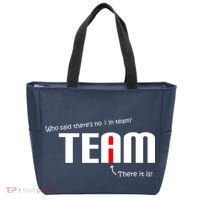 Who Said There's No I I Team Tote Bag thumb 0