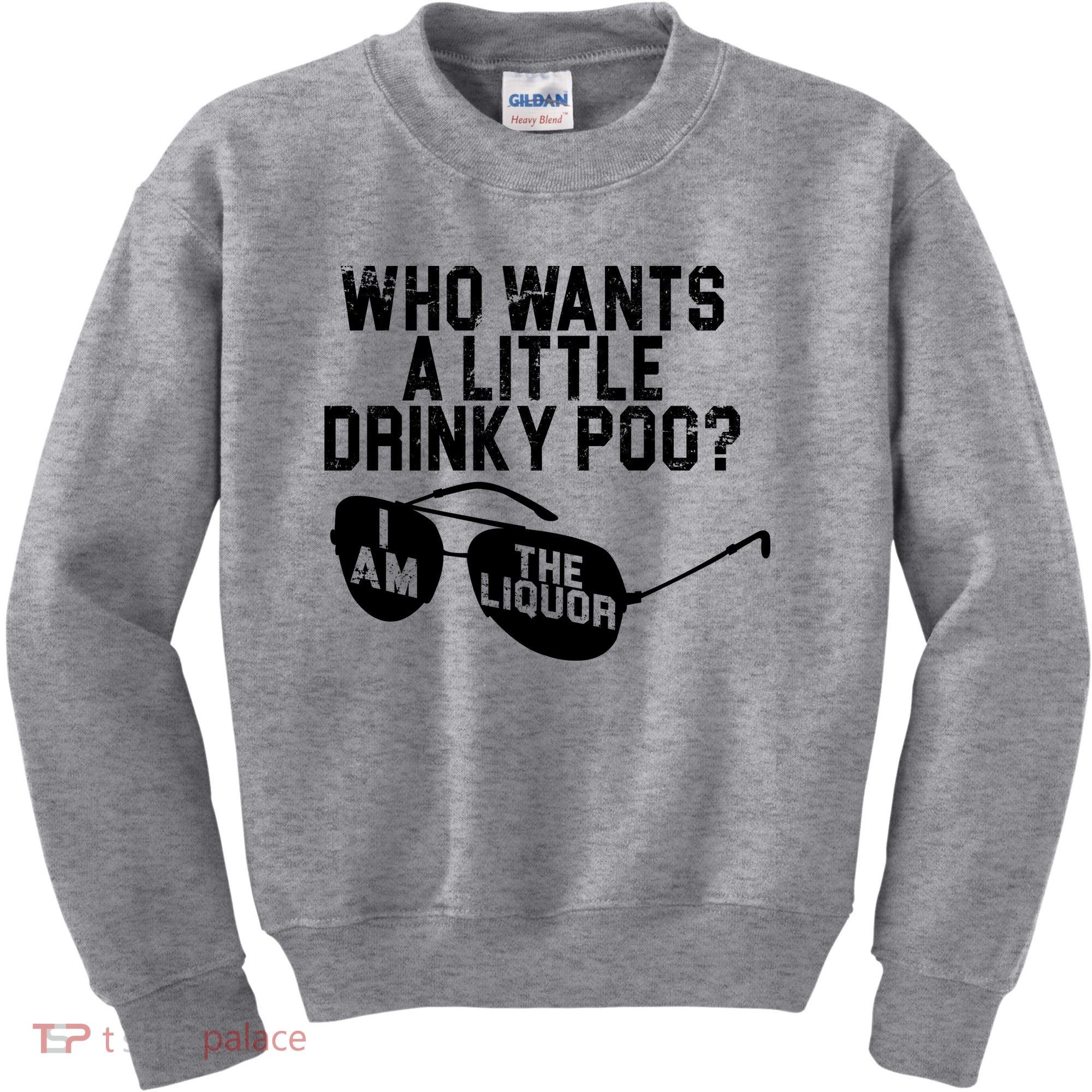 Who Wants A Little Drinky Poo  Kids Sweatshirt
