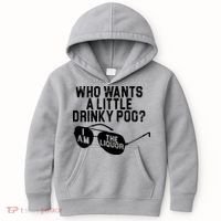 Who Wants A Little Drinky Poo  Kids Hoodie thumb 0
