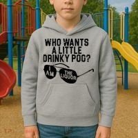 Who Wants A Little Drinky Poo  Kids Hoodie thumb 2