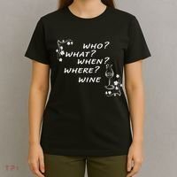 Who What When Where Wine T-Shirt thumb 4