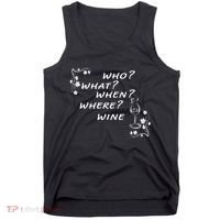 Who What When Where Wine Tank Top thumb 0