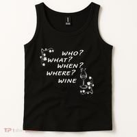 Who What When Where Wine Tank Top thumb 2