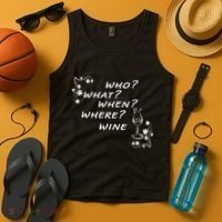 Who What When Where Wine Tank Top thumb 4