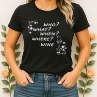 Who What When Where Wine Women's T-Shirt thumb 2