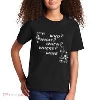 Who What When Where Wine Kids T-Shirt thumb 2