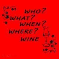 Who What When Where Wine Santa Hat thumb 1