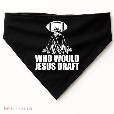 Who Would Jesus Draft USA-Made Doggie Bandana