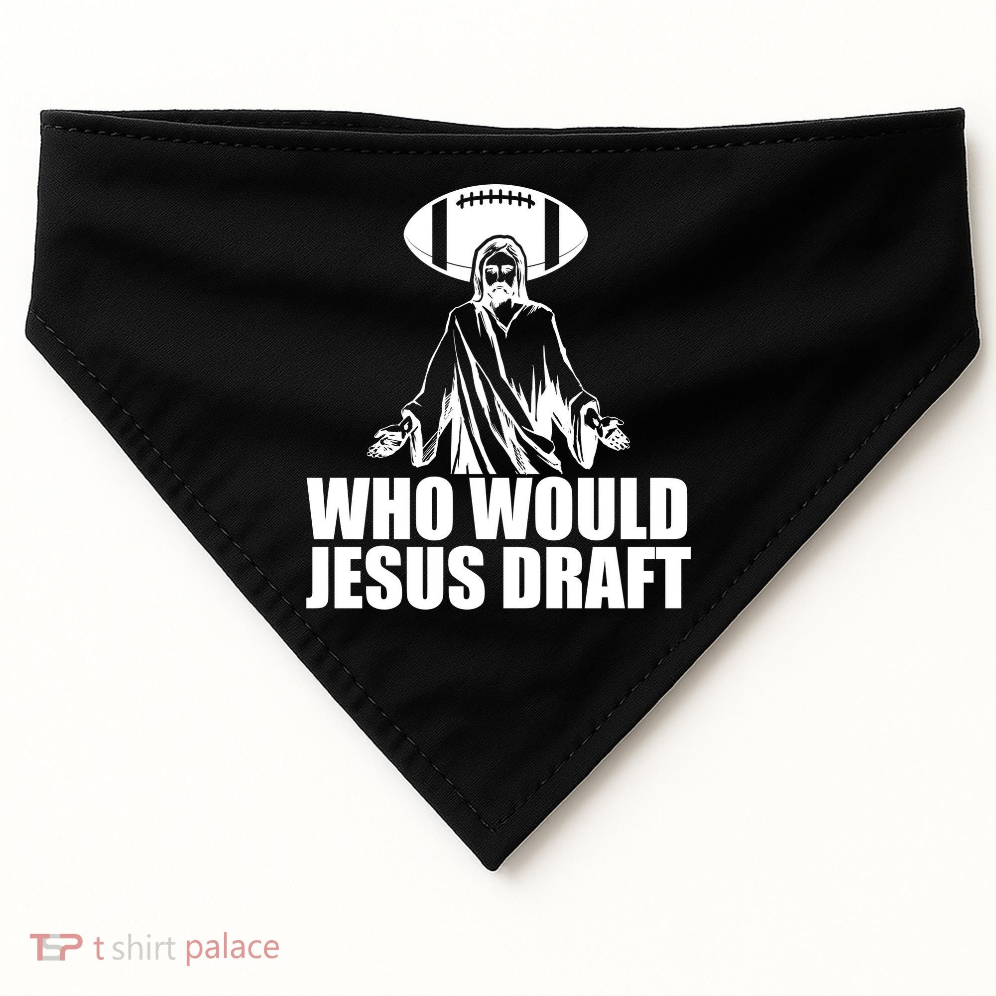 Who Would Jesus Draft USA-Made Doggie Bandana