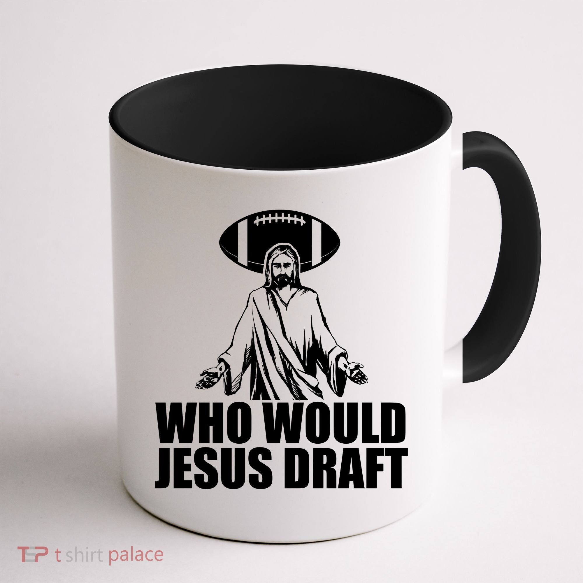 Who Would Jesus Draft Coffee Mug