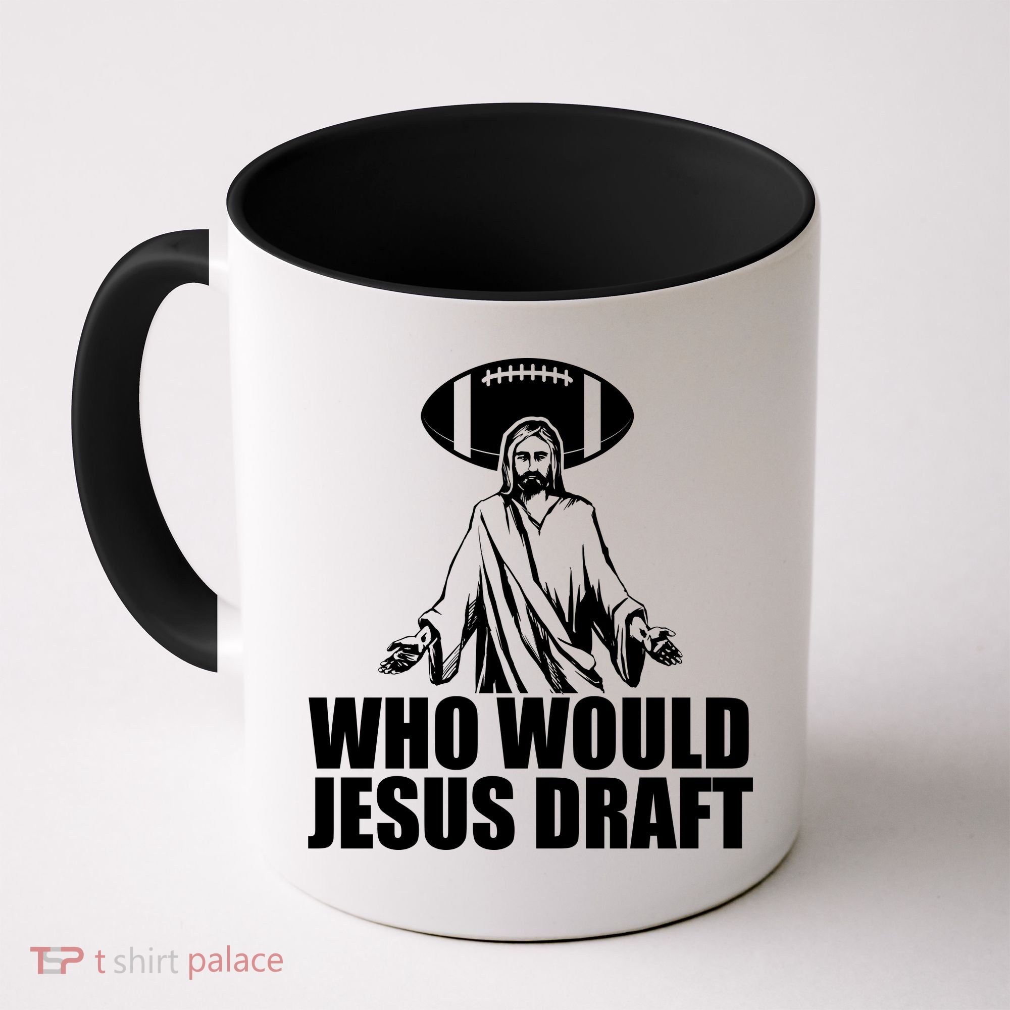 Who Would Jesus Draft Coffee Mug