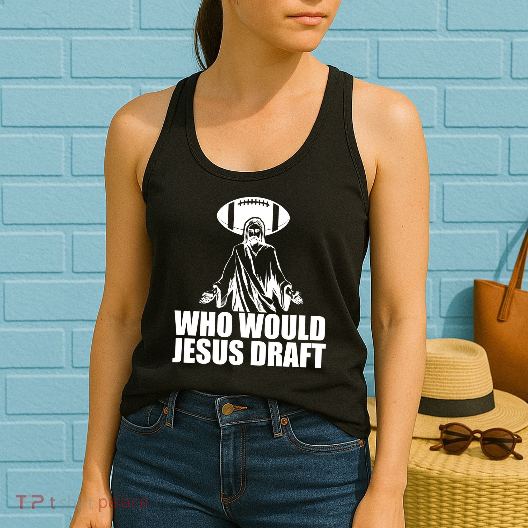 Who Would Jesus Draft Women's Tank Top