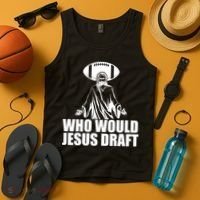 Who Would Jesus Draft Tank Top thumb 4