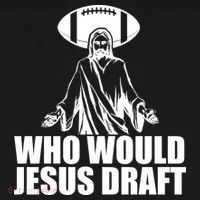 Who Would Jesus Draft Kids Sweatshirt thumb 2