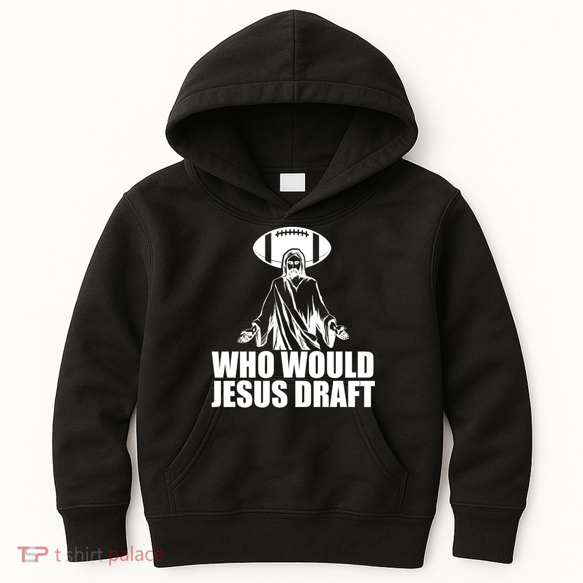 Who Would Jesus Draft Kids Hoodie
